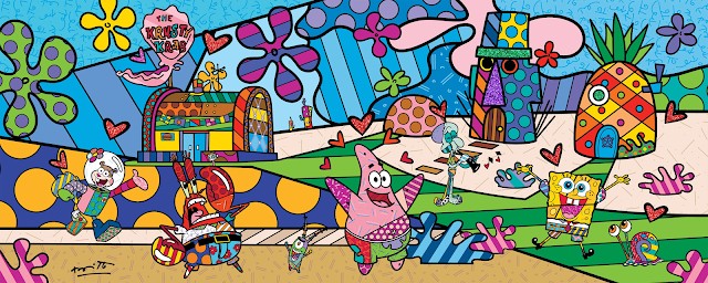 Romero Britto Brazilian Designer Wallpaper for iPhone XR