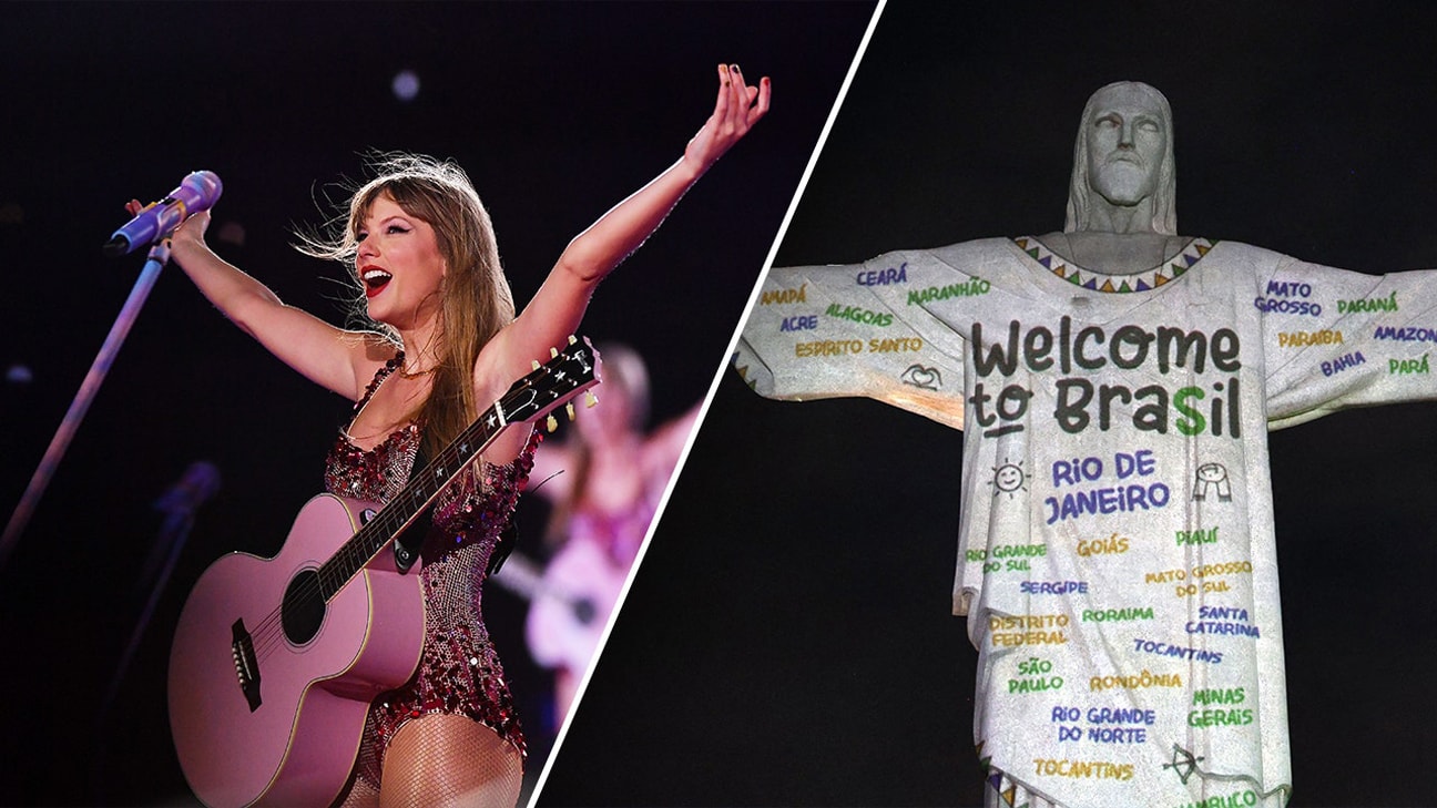 Christ The Redeemer Welcomes Taylor Swift With Open Arms And A Special Projection The Brasilians