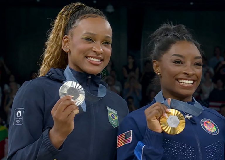 Women’s Gymnastics: Biles Takes Gold, Rebeca Takes Silver In A Thrilling Final